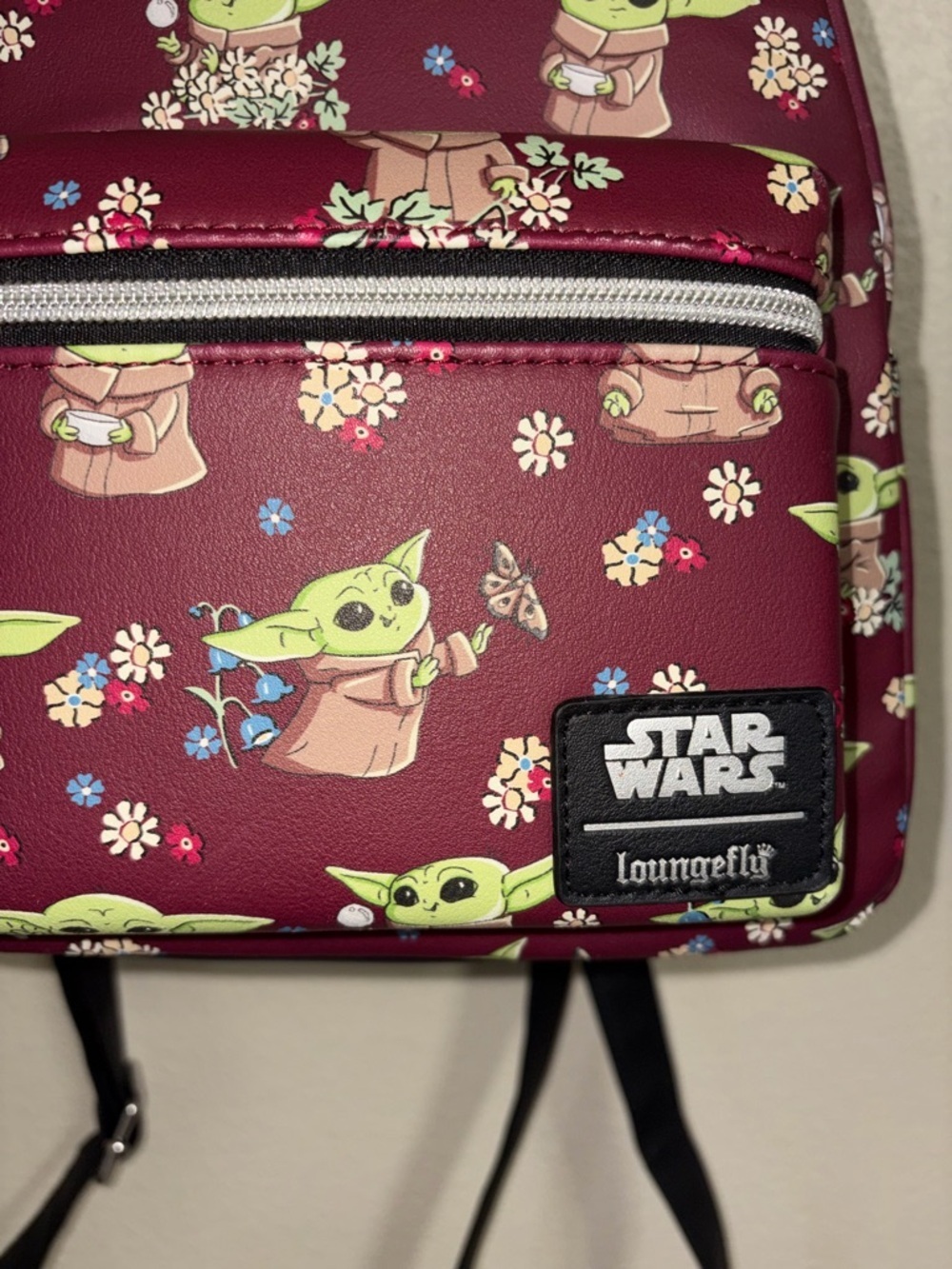 Loungefly Star Wars Grogu & Flowers Mini Backpack - Picture 13 of 13